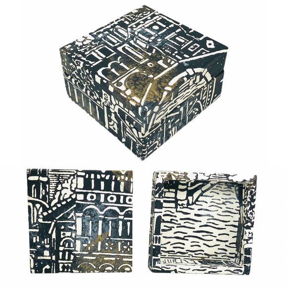 iL Pavone Other - iL Pavone Venezia Handmade paper Keepsake Box